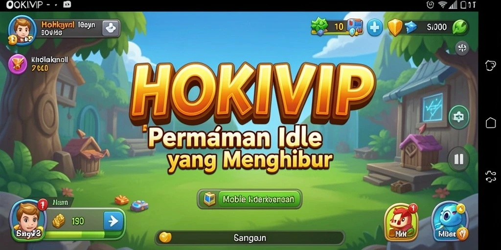 Gameplay HOKIVIP yang santai dan menghibur dalam suasana Idle.