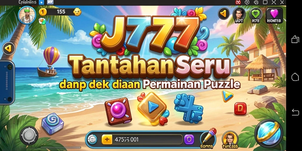 Tampilan gameplay menantang di JT777, penuh dengan teka-teki seru.