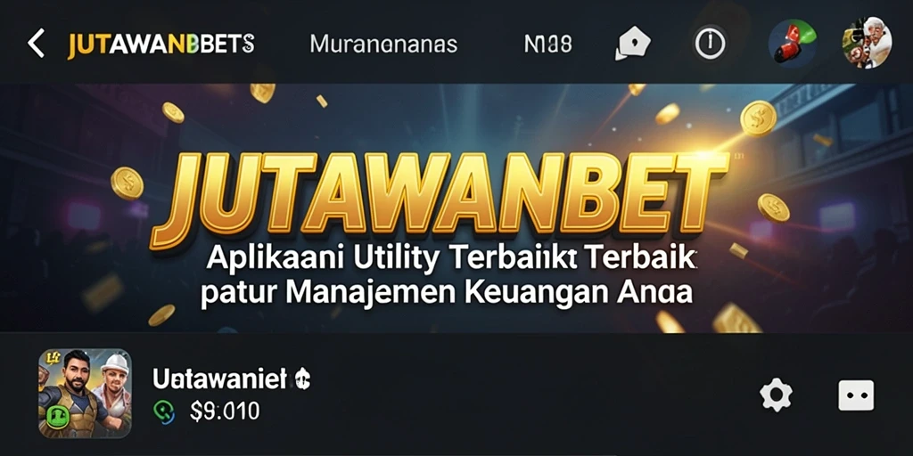 Screenshot JUTAWANBET menampilkan tampilan antarmuka yang ramah pengguna dalam pengelolaan keuangan.