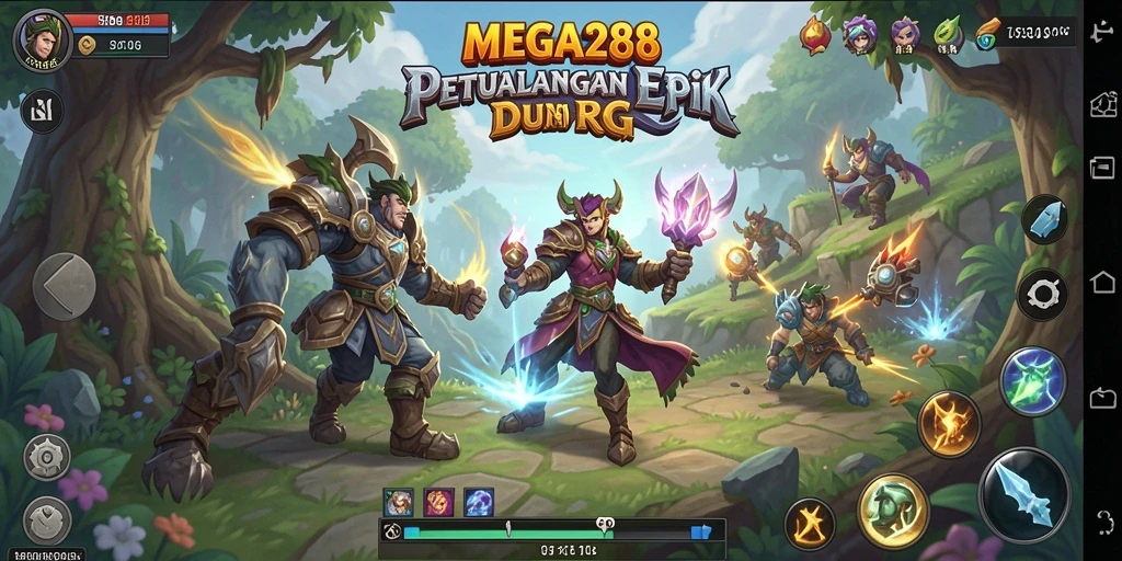 Gameplay seru dan penuh tantangan di dunia RPG MEGA288.